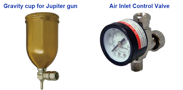 Gravity cup for Jupiter gun, Air Inlet Control Valve