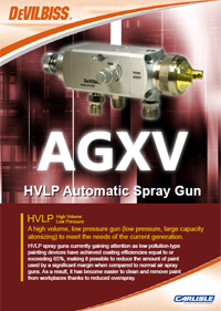 Devilbiss Auto spray gun AGXV-HVLP catalogue