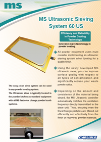 MS Ultrasonic Sieving System 60US catalog