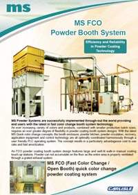 MS FCO Powder Booth System catalog