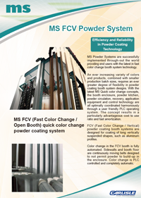MS FCV Powder Booth System catalog