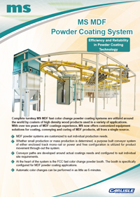 MS MDF Powder Booth System catalog