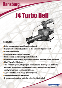 Ransburg J4 Turbo Bell catalogue