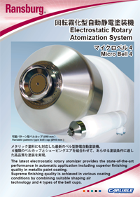 Ransburg Electrostatic Rotary Atomization System - Micro Bell4 catalogue
