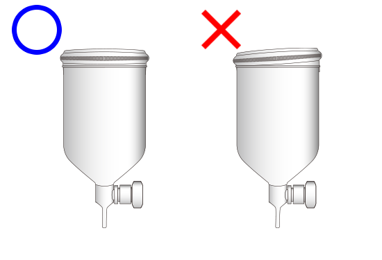 Devilbiss Paint Cup Basic Operation Guide